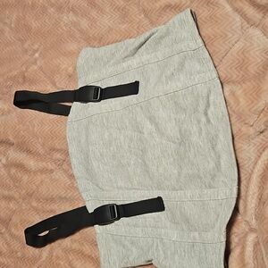 Gray Women's Cropped Top